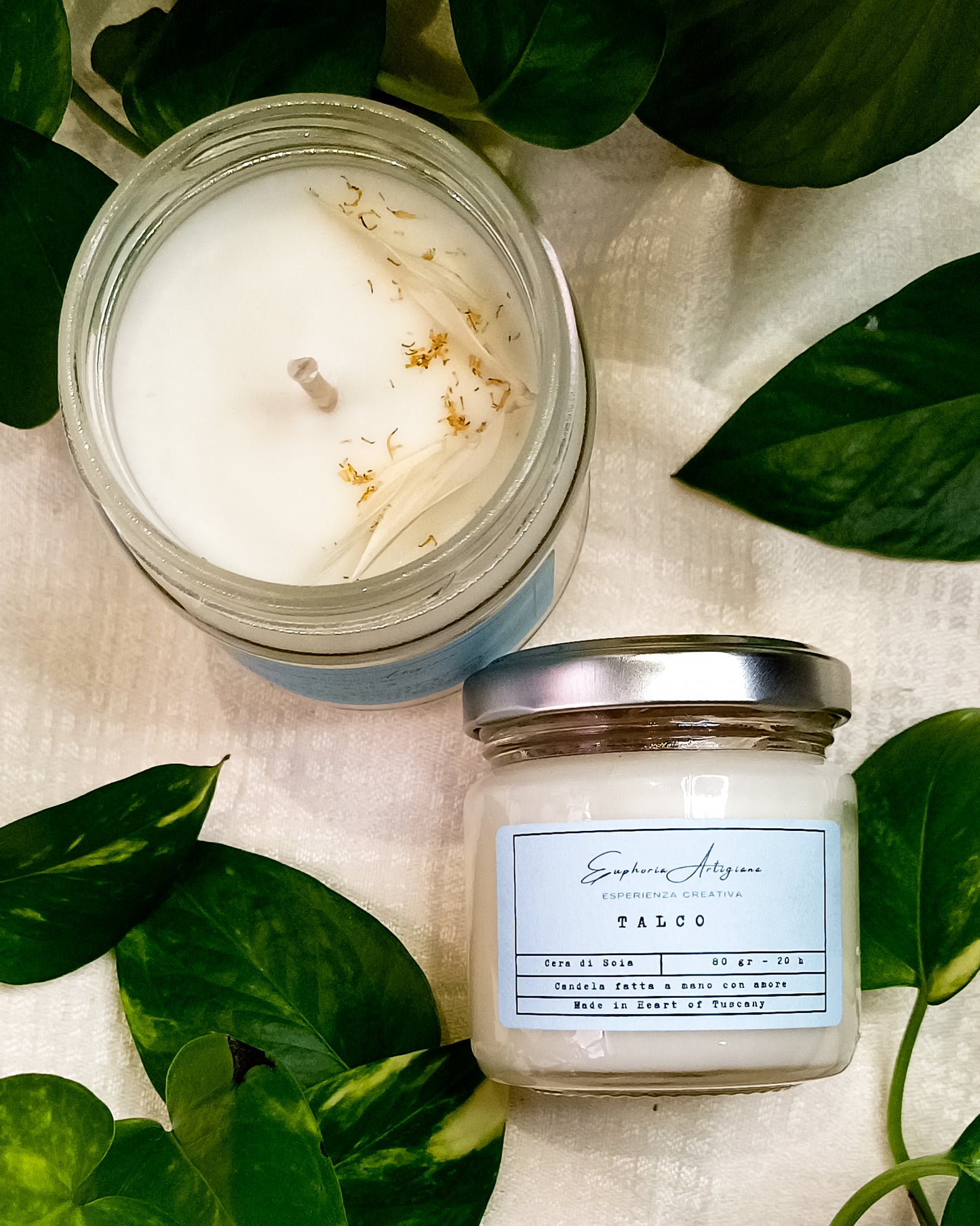 TALC - Bougie parfumée artisanale en cire de soja