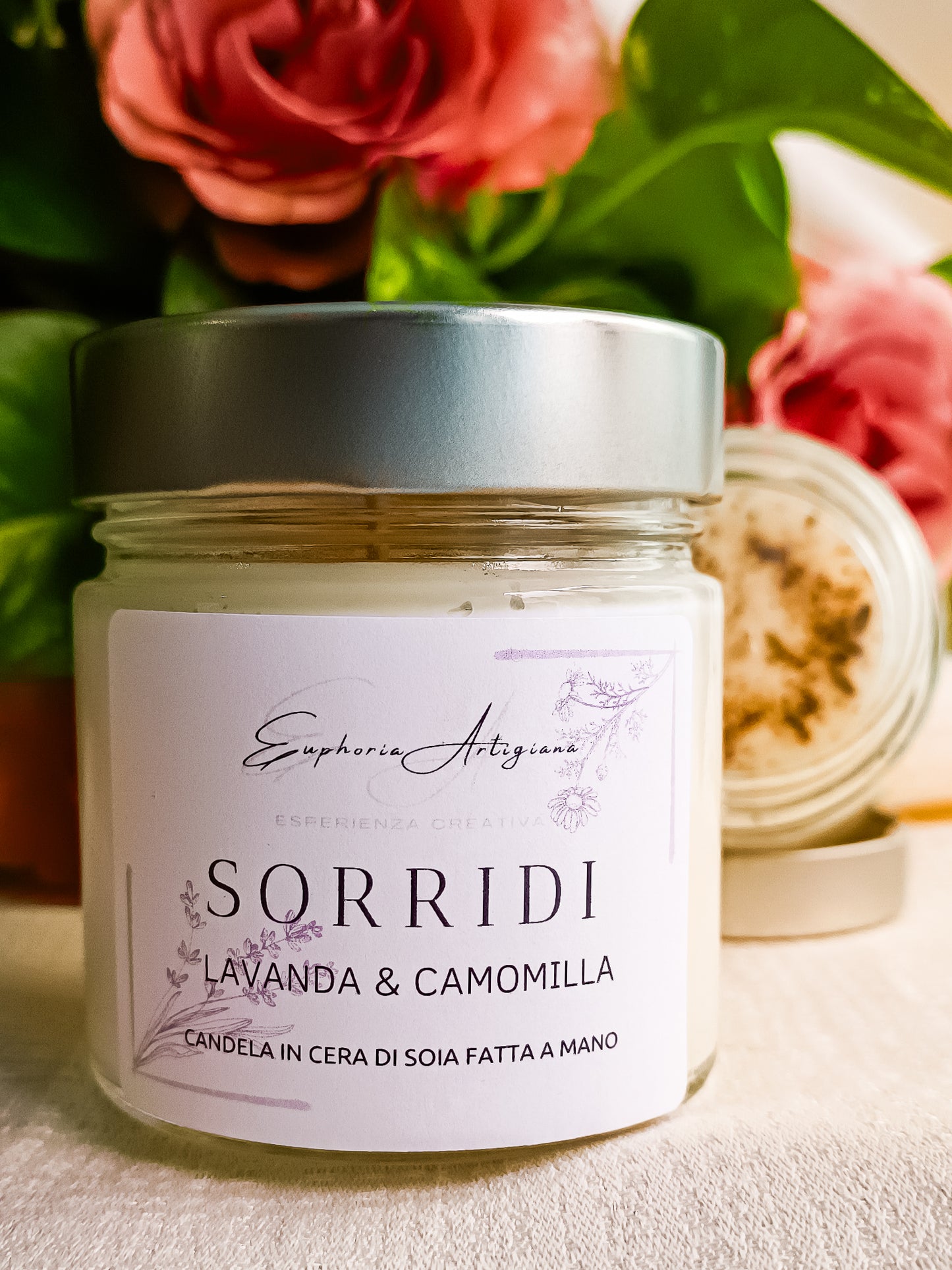 SMILE - Artisan Scented Candle in Soy Wax