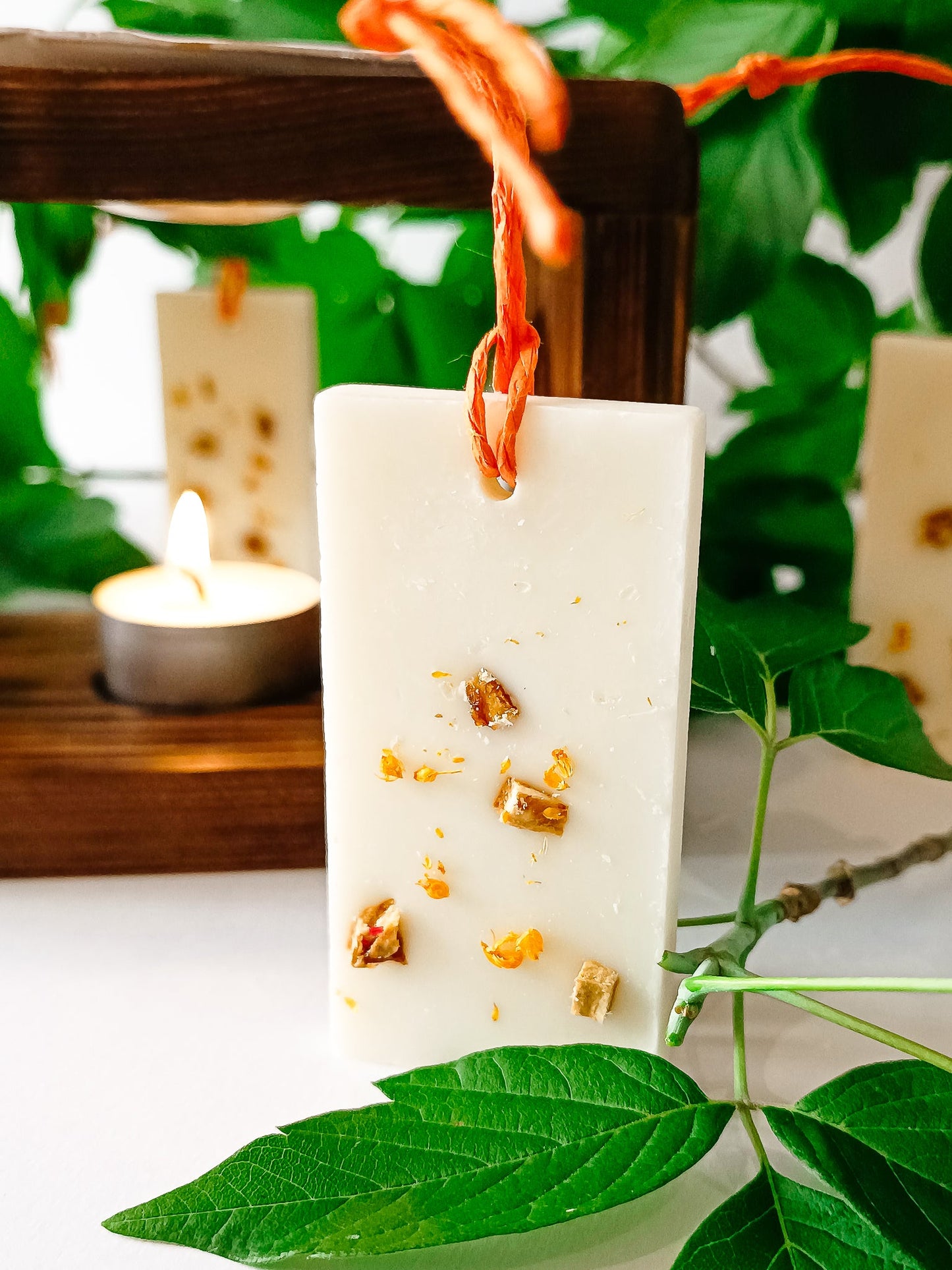 FLEURS D'ORANGER - Tarte Artisanale Parfumée à la Cire de Soja