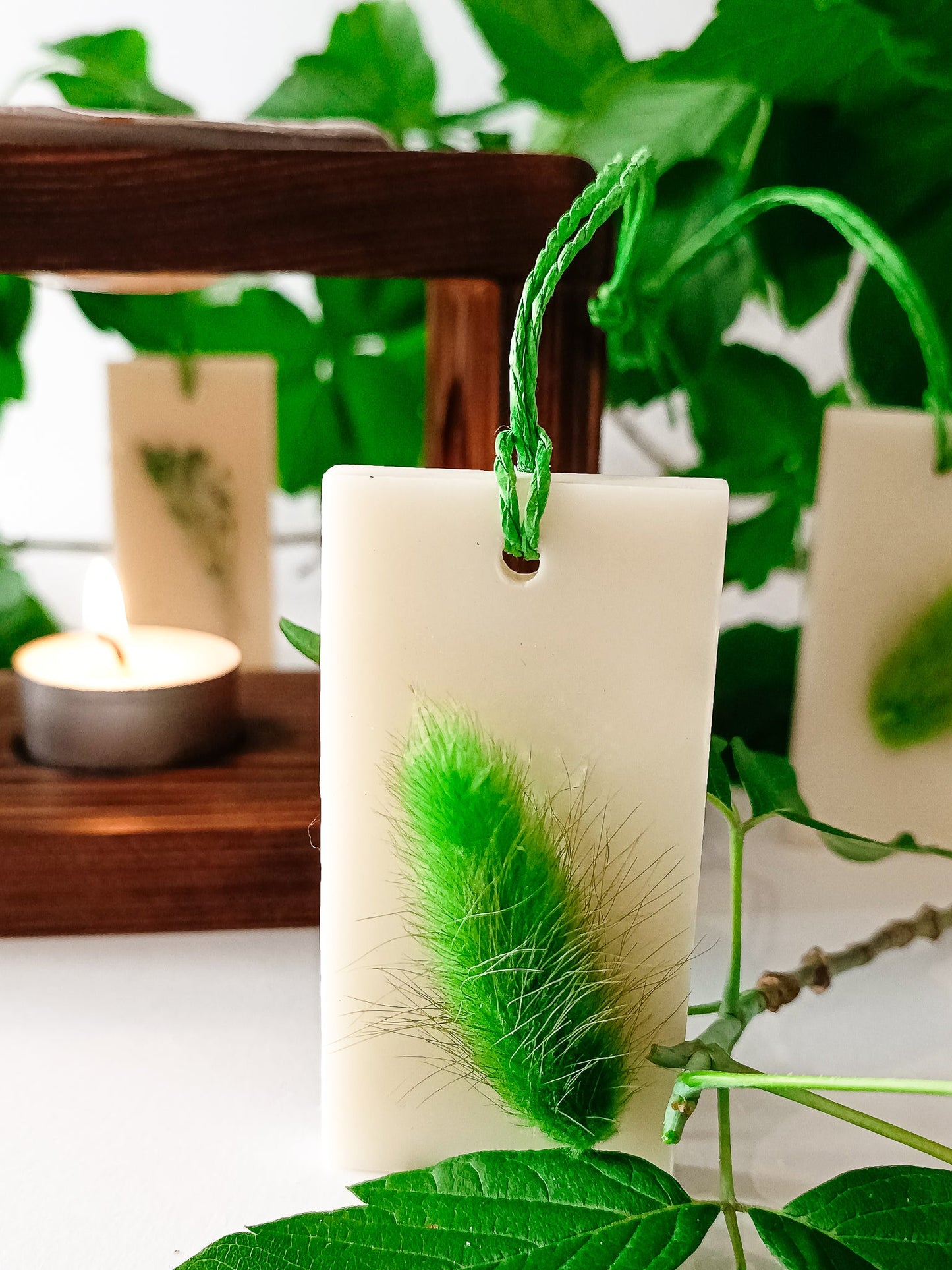 MUSC BLANC - Tarte Artisanale Parfumée à la Cire de Soja