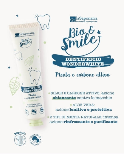 Dentifrice WonderWhite Menthe et Charbon