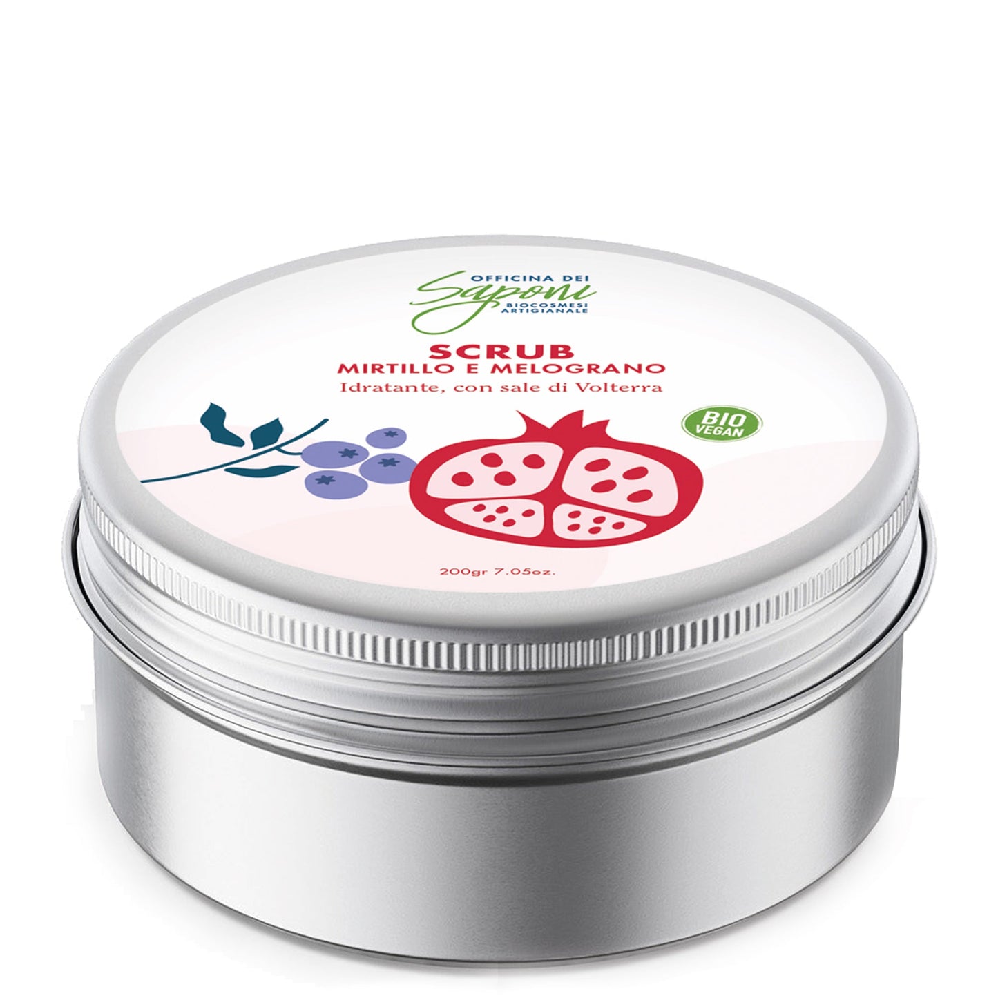 Scrub corpo biologico Mirtillo e Melograno