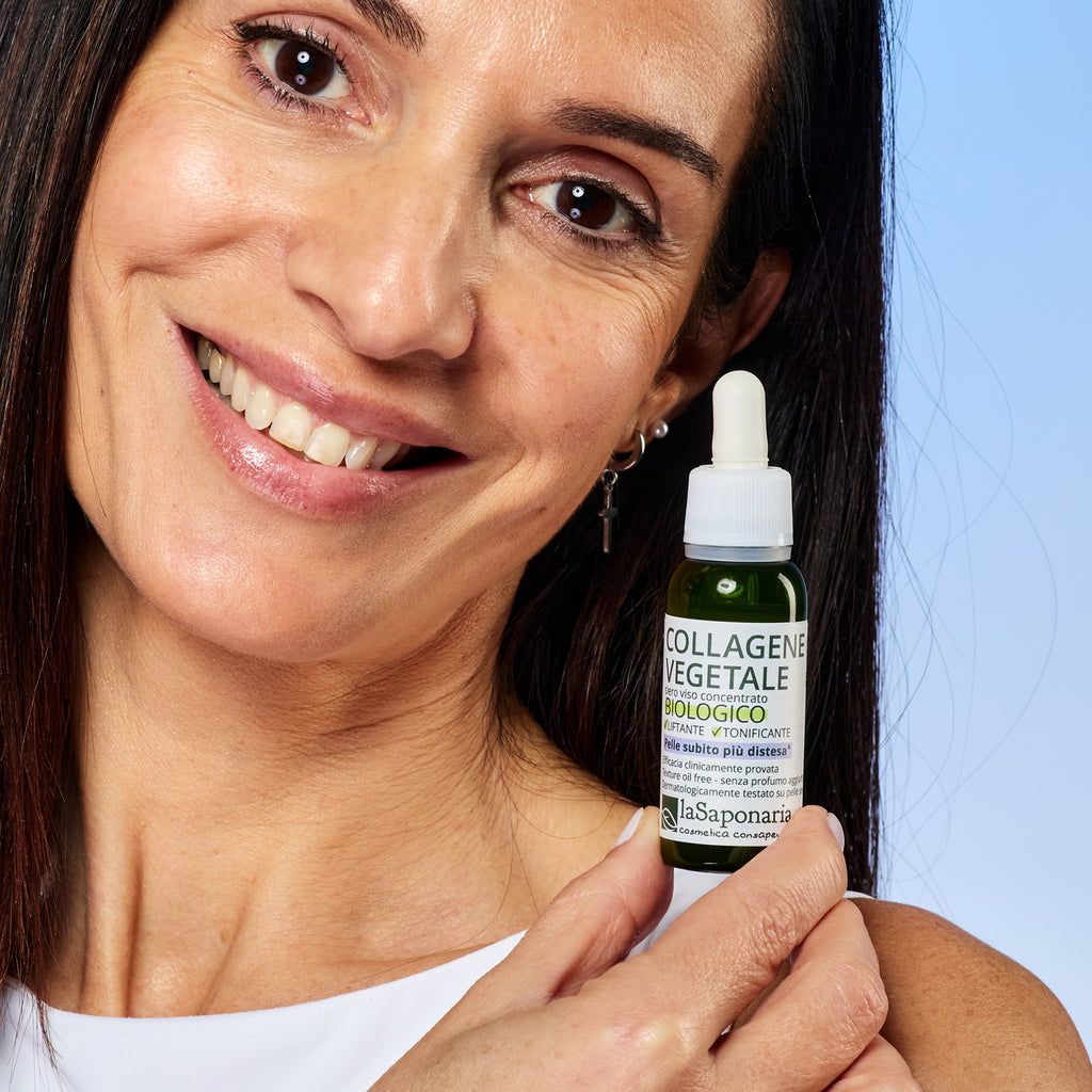 Vegetable Collagen - Concentrated organic lifting and toning facial serum. Pure active ingredient.