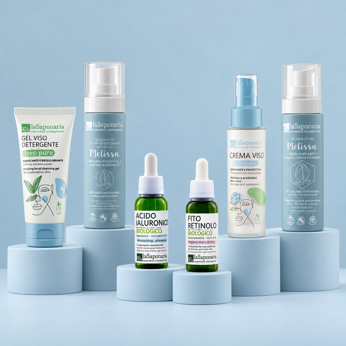 Routine viso completa pelle mista