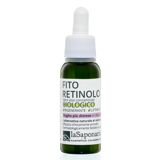 Phytoretinol - Concentrated organic facial serum. Regenerating and lifting. Pure active ingredient. 