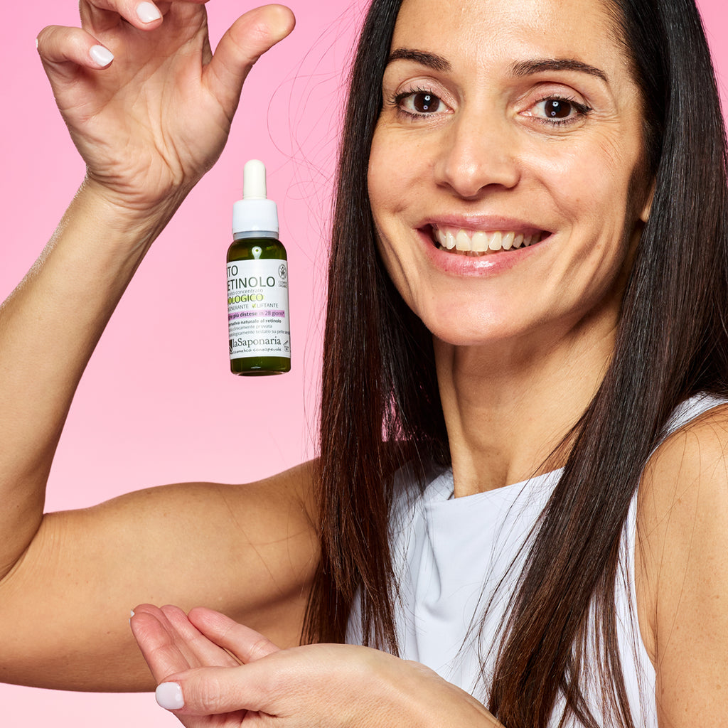 Phytoretinol - Concentrated organic facial serum. Regenerating and lifting. Pure active ingredient. 