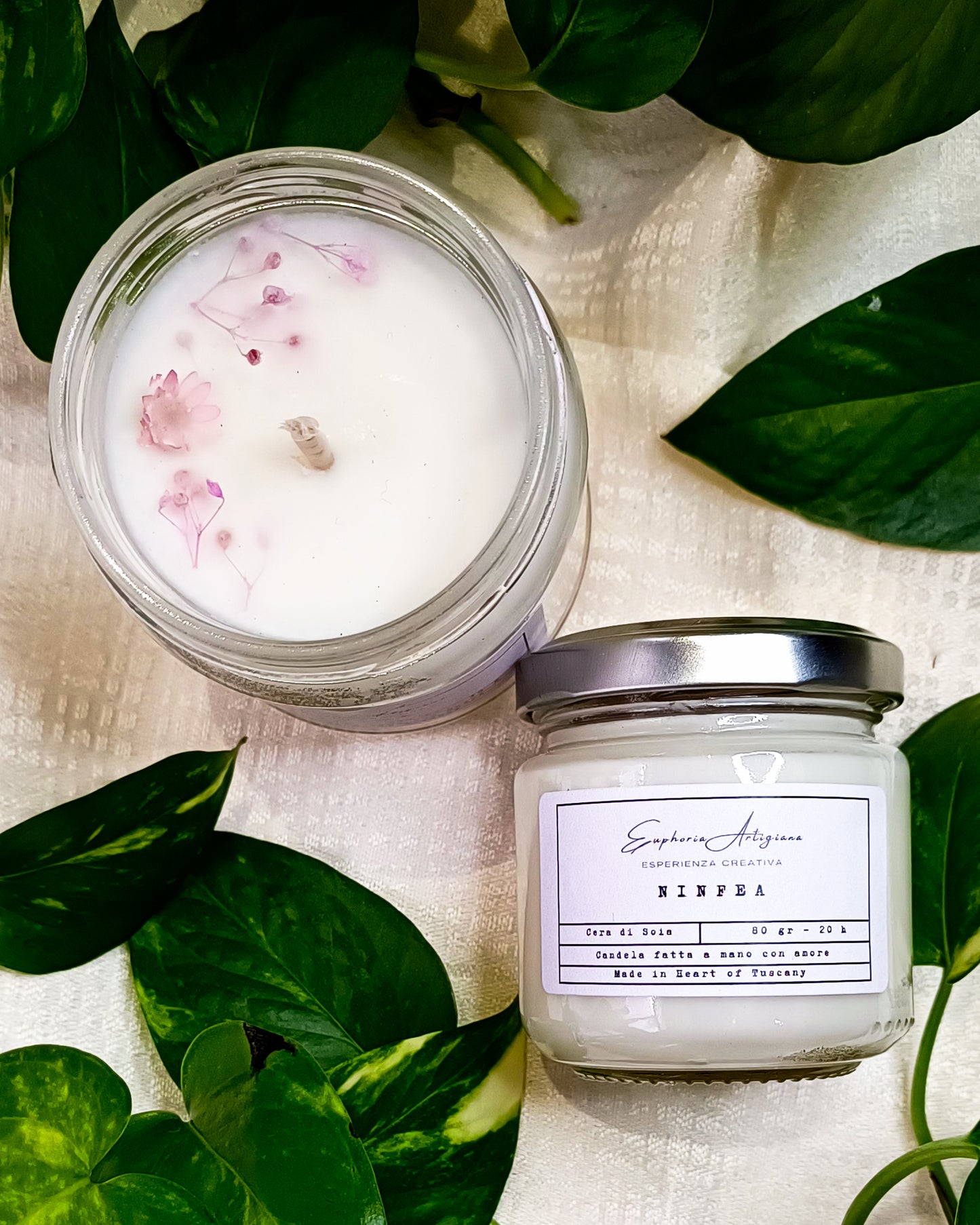 NINFEA - Artisan Scented Candle in Soy Wax