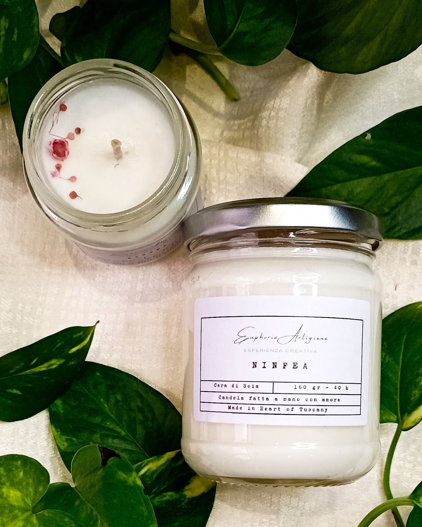 NINFEA - Artisan Scented Candle in Soy Wax