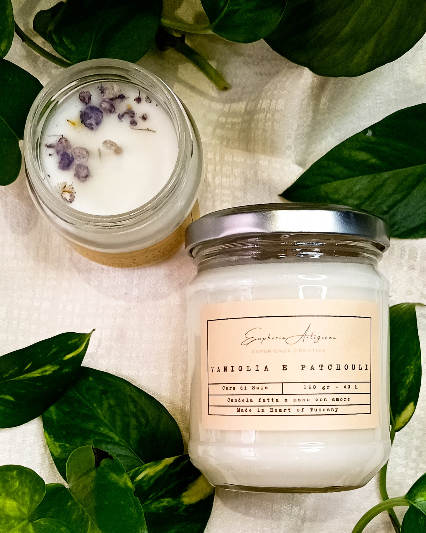 VANILLA AND PATCHOULI - Scented Candle in Soy Wax