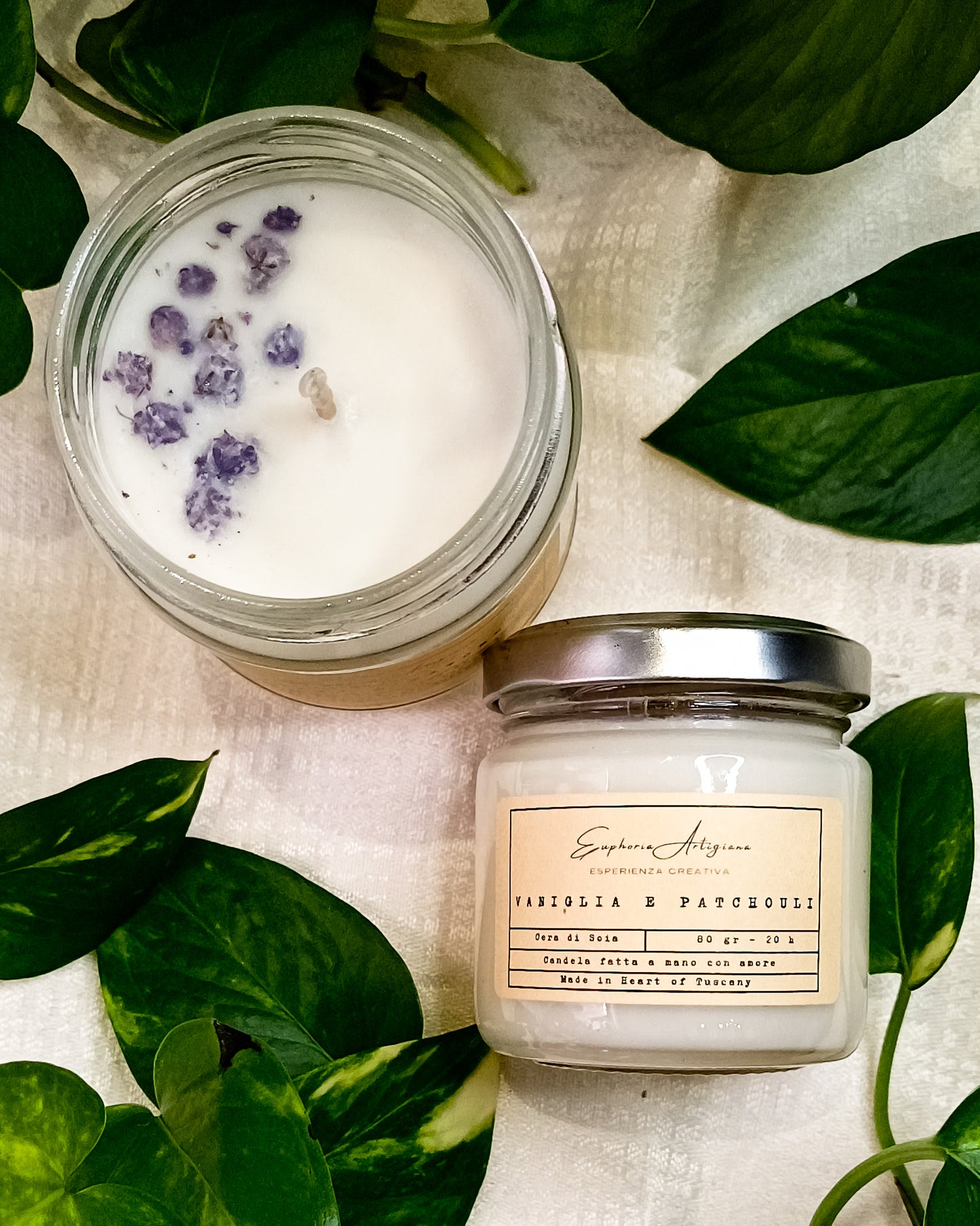 VANILLA AND PATCHOULI - Scented Candle in Soy Wax