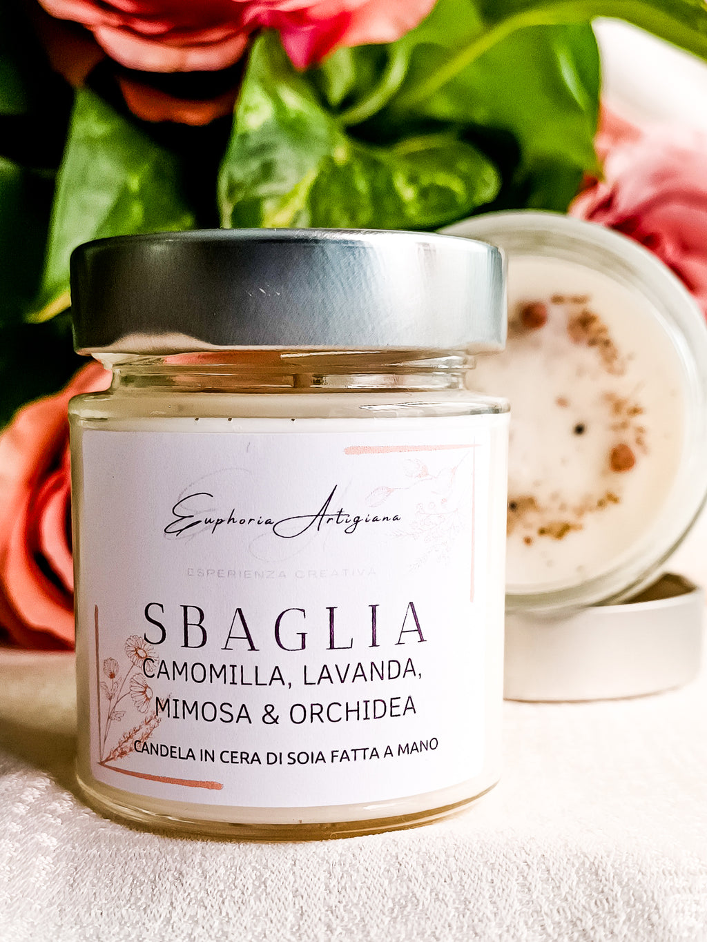 SBAGLIA - Candela Profumata Artigianale in Cera di Soia