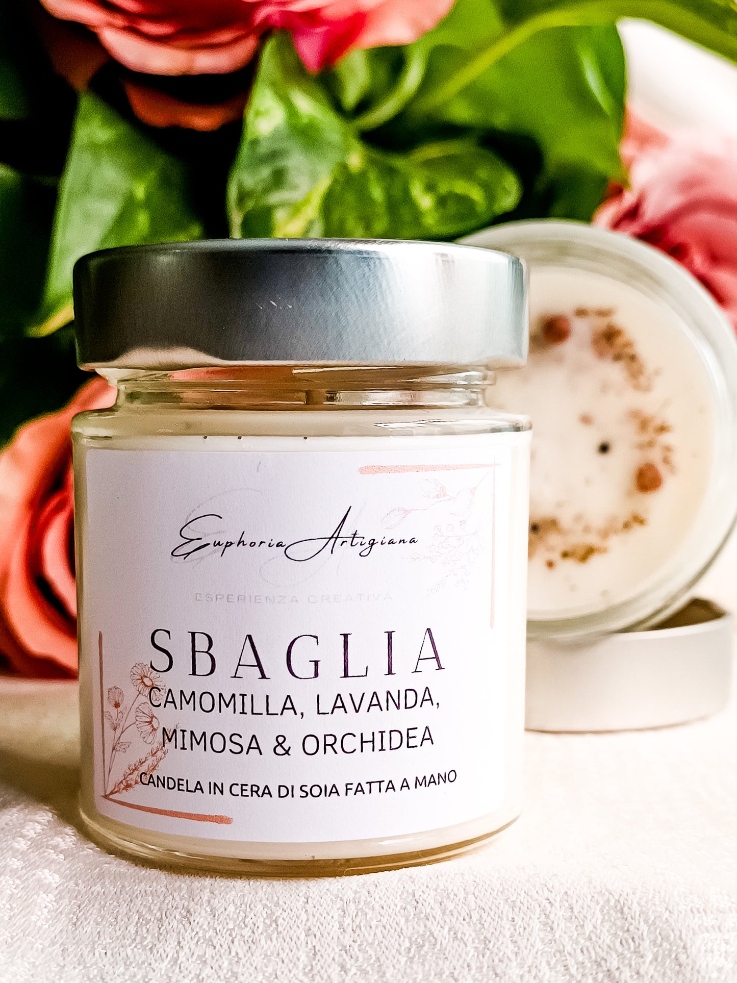 SBAGLIA - Bougie parfumée artisanale en cire de soja