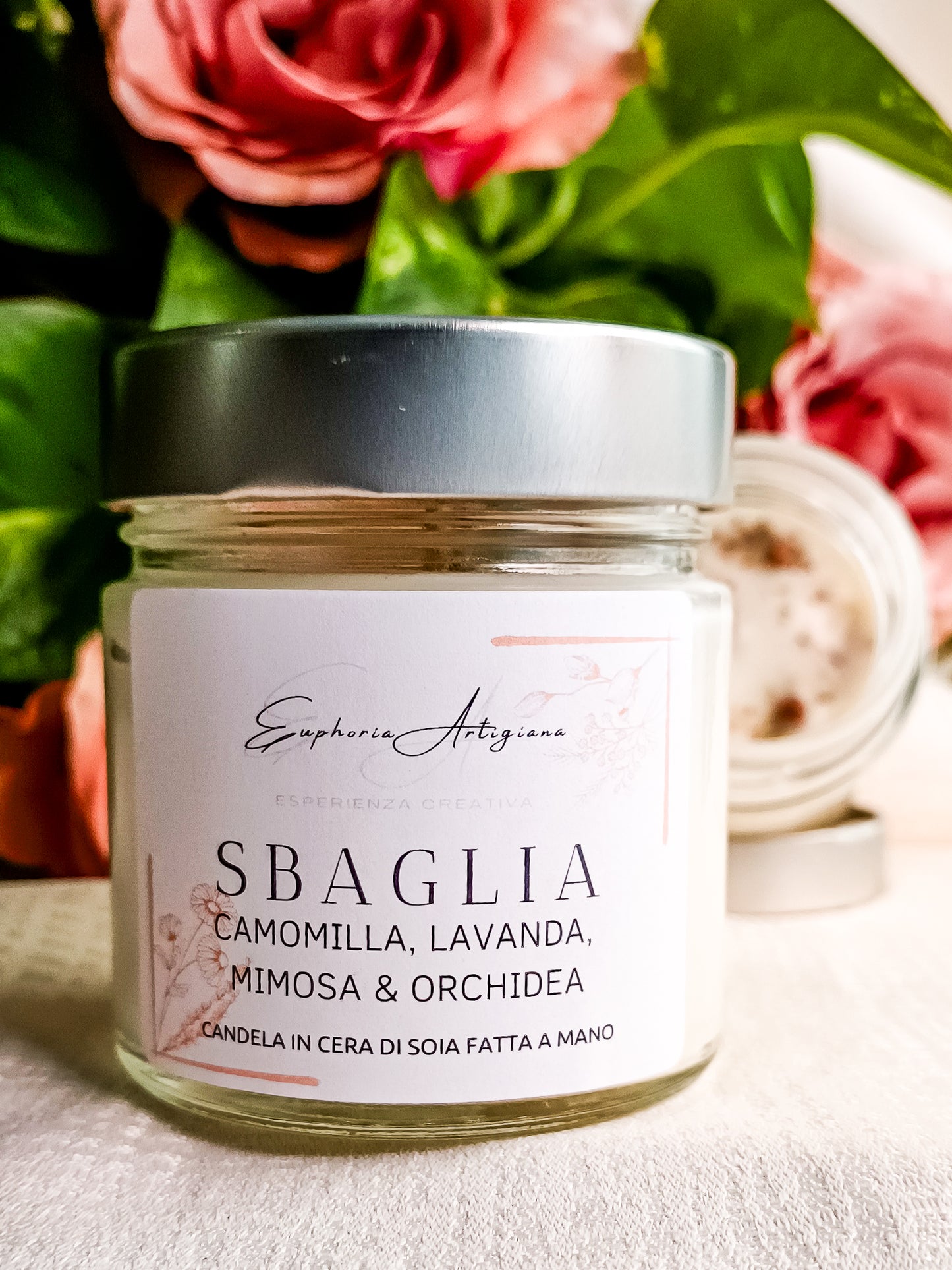 SBAGLIA - Bougie parfumée artisanale en cire de soja