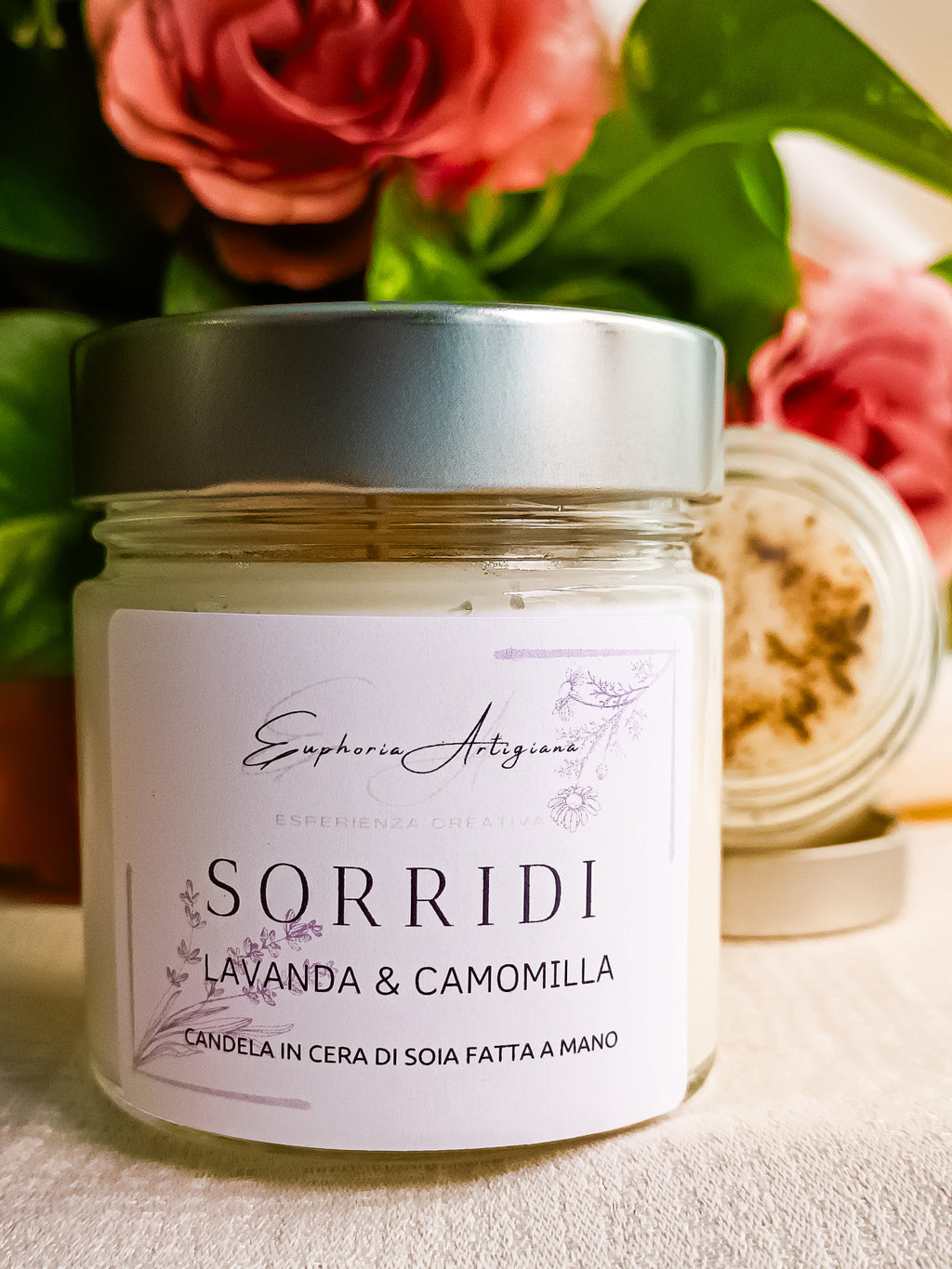SMILE - Artisan Scented Candle in Soy Wax
