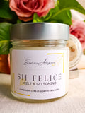 SII FELICE - Candela Profumata Artigianale in Cera di Soia