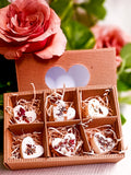 AMA - Box 6 Tart in Cera di Soia Profumate a forma di Cuore