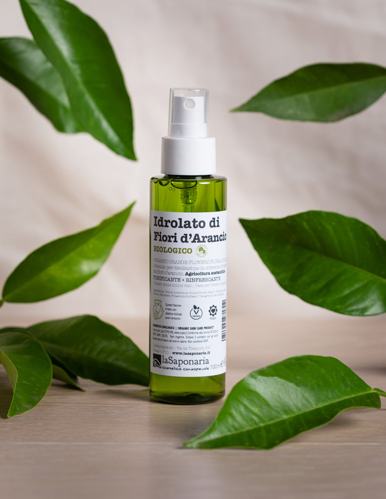 Idrolato di Fiori d'Arancio Bio – Acqua Floreale Lenitiva & Illuminante 100ml