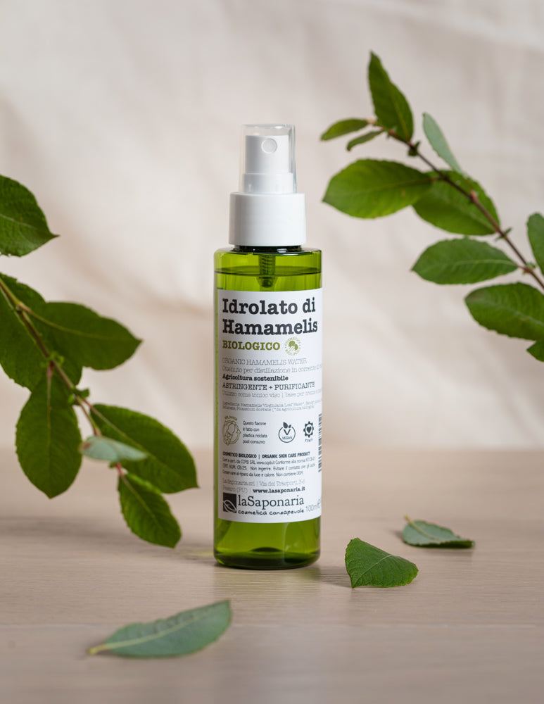 Idrolato di Hamamelis Bio – Tonico Astringente Purificante 100ml