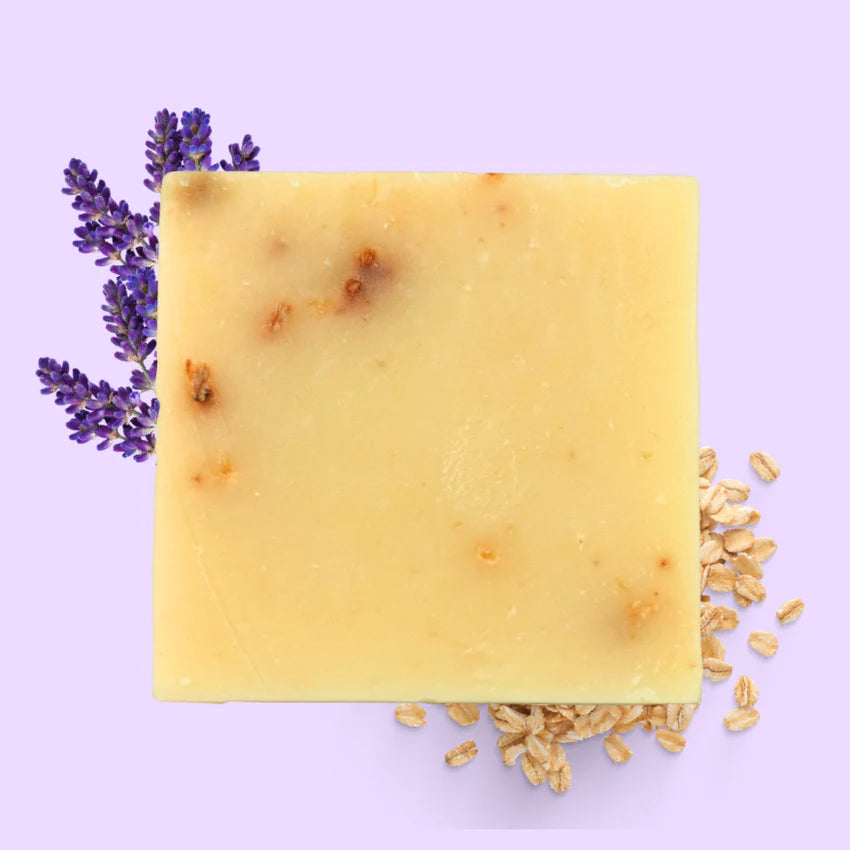 Savon biologique à l'avoine et à la lavande