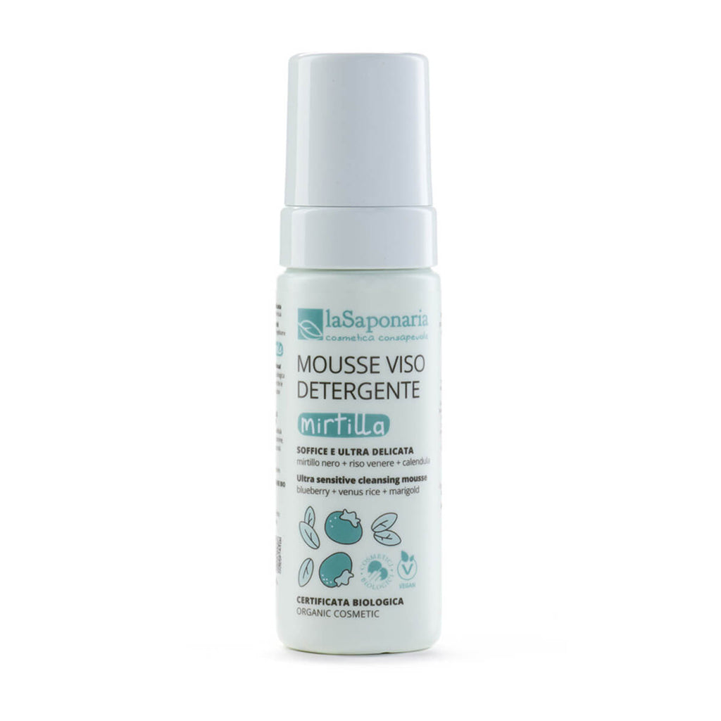 Mousse detergente viso Mirtilla