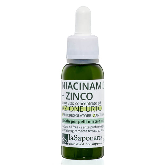 Niacinamide + Zinc - Shock-acting, sebum-regulating and anti-imperfection facial serum - Pure Active 