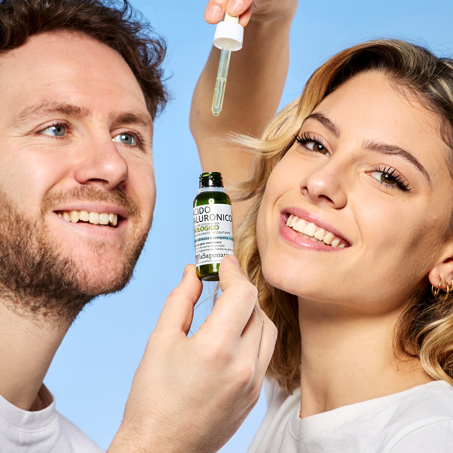 Hyaluronic Acid - multiple molecular weight - Concentrated organic plumping and hydrating facial serum. Pure active ingredient.
