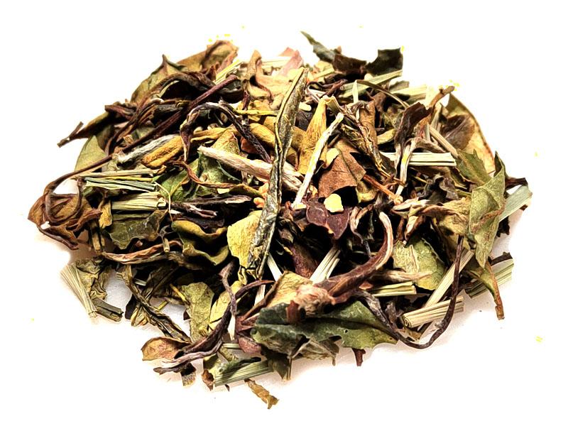 Lemon and vanilla flavored white tea
