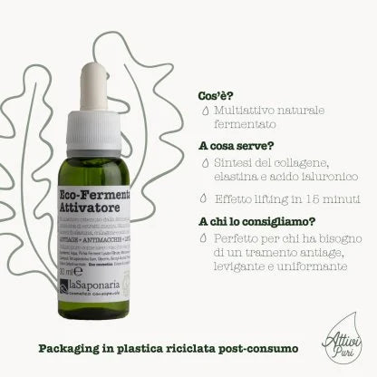 Ecofermentato Attivatore - Siero viso antiage, anti-macchie e levigante