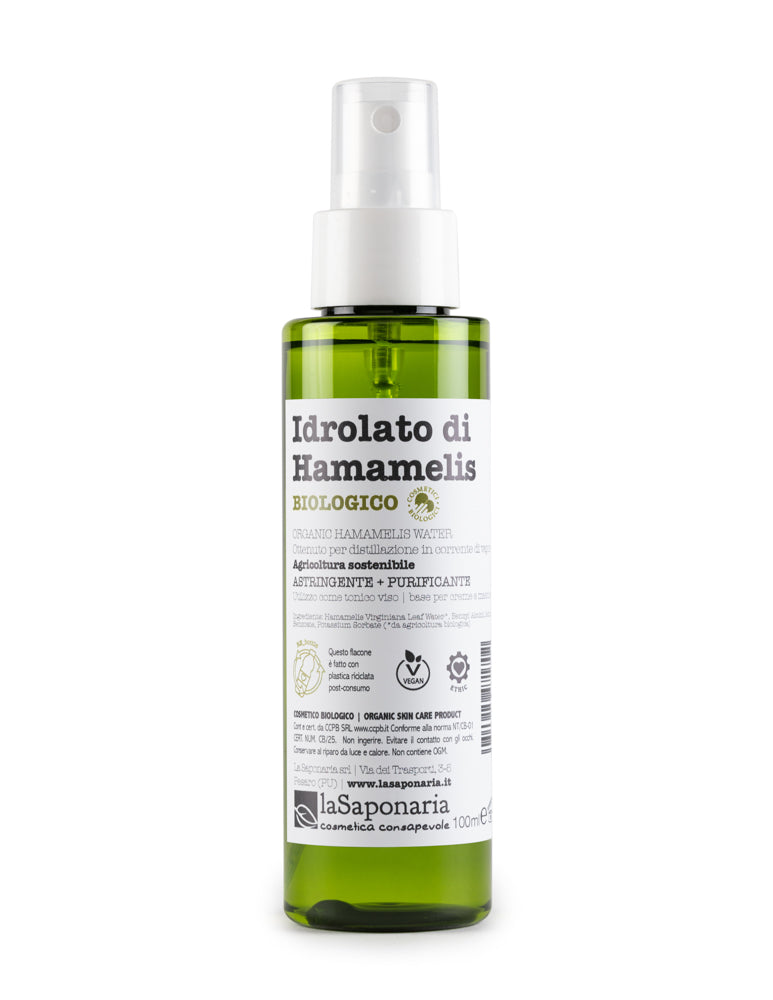 Idrolato di Hamamelis Bio – Tonico Astringente Purificante 100ml