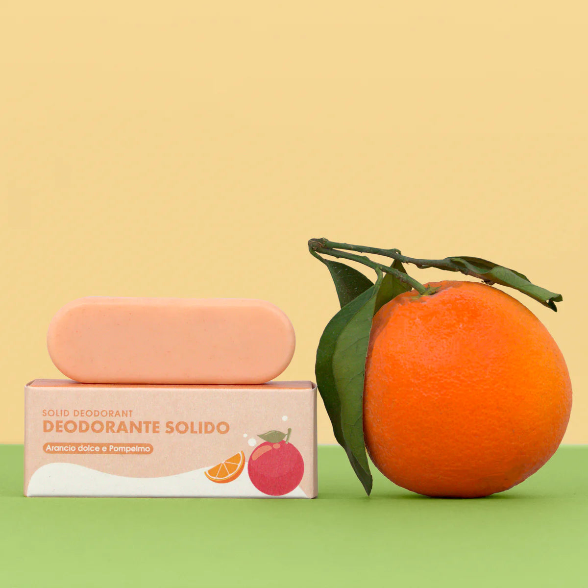 Sweet Orange and Grapefruit Solid Deodorant