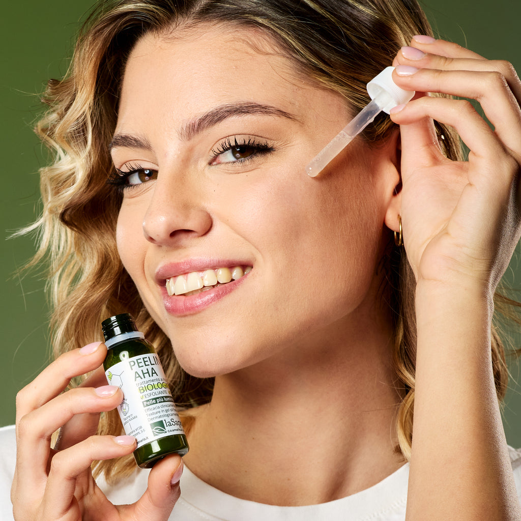 Organic AHA Peeling - Rinse-off organic exfoliating and regenerating treatment. Pure Active.