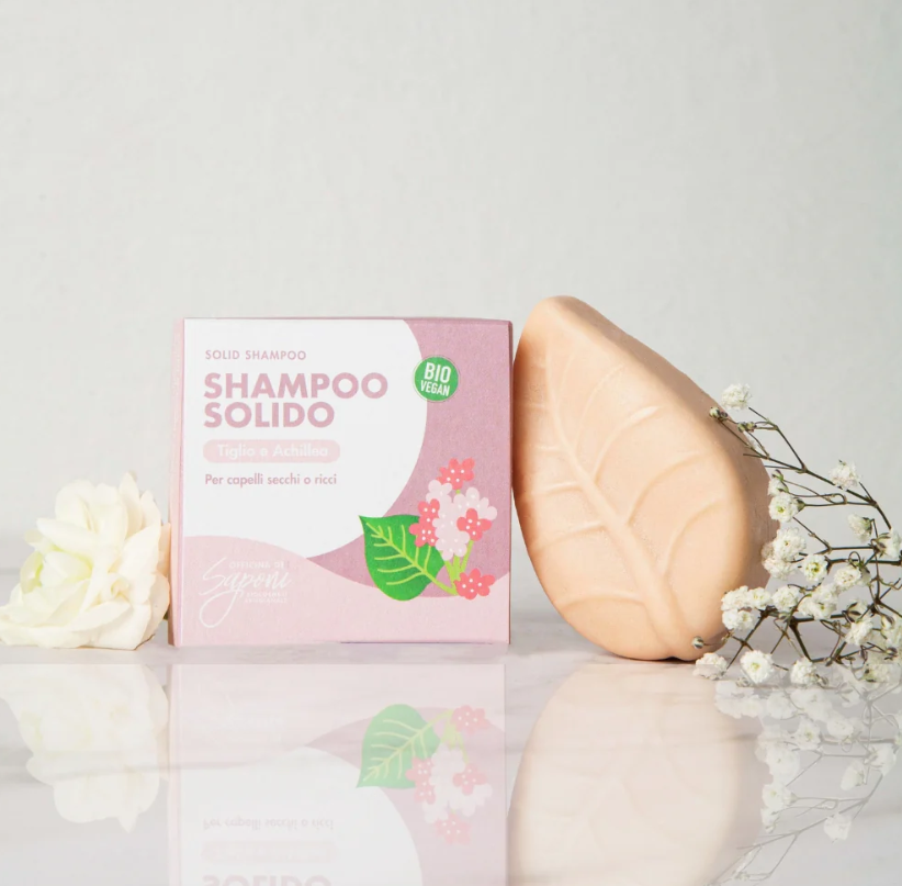 Lime and Yarrow Solid Shampoo