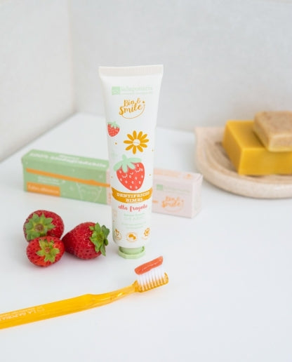 Dentifrice apaisant à la fraise pour enfants