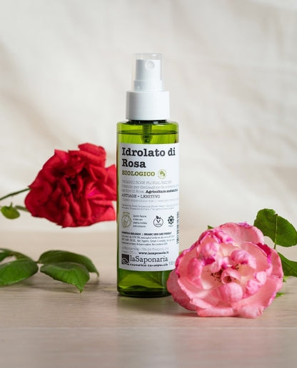 Idrolato di Rosa Bio – Acqua Floreale Antiage & Rinfrescante 100ml