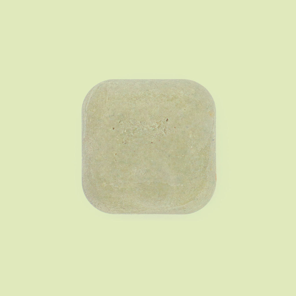 Masque visage solide à l'argile verte purifiante et rafraîchissante 