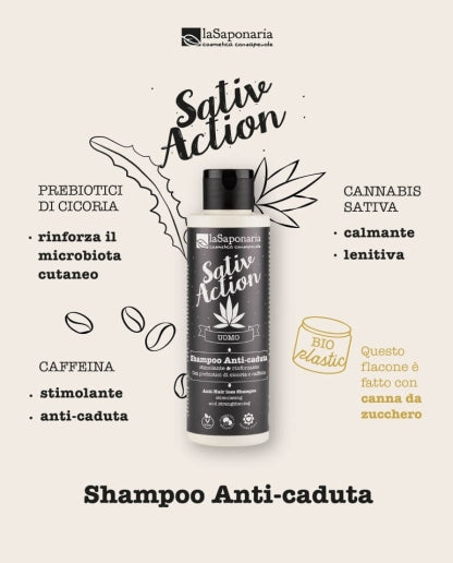Shampoo anti-caduta - Rosmarino bio e caffeina